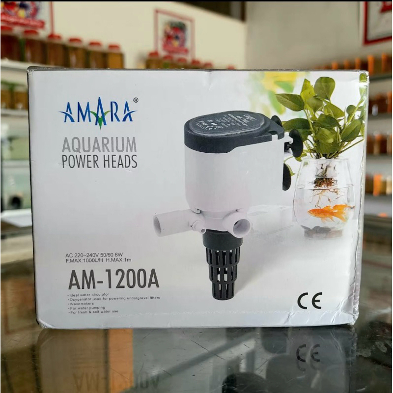 pompa air akuarium amara 1200