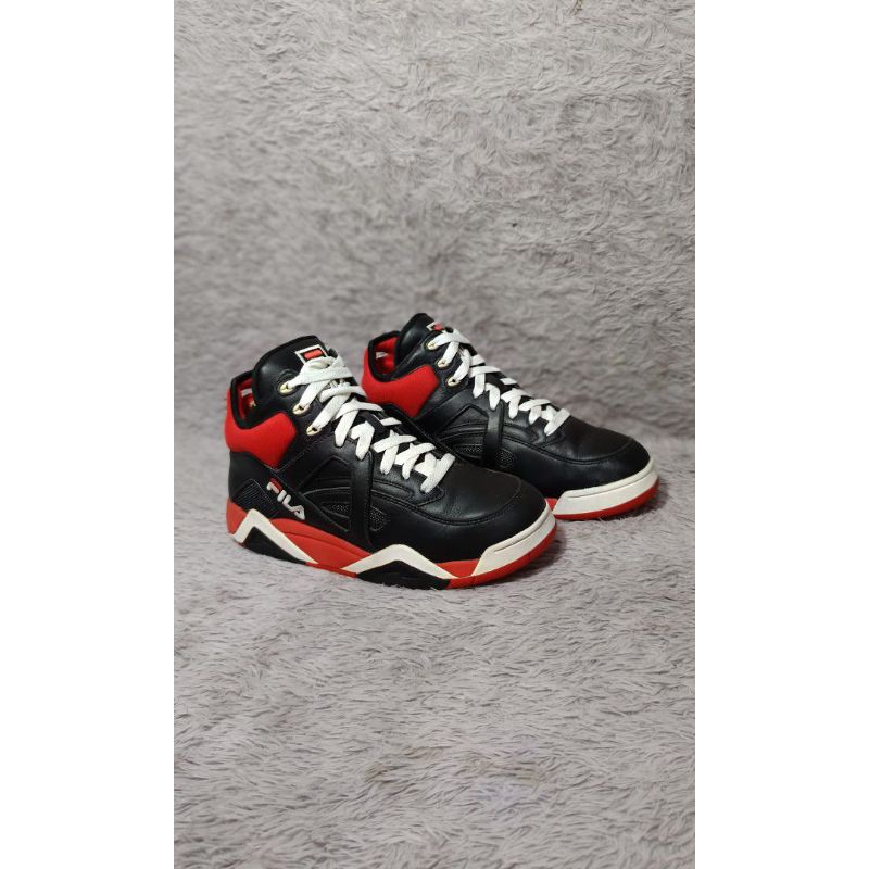 Sepatu Fila Cage Black Red  Original second