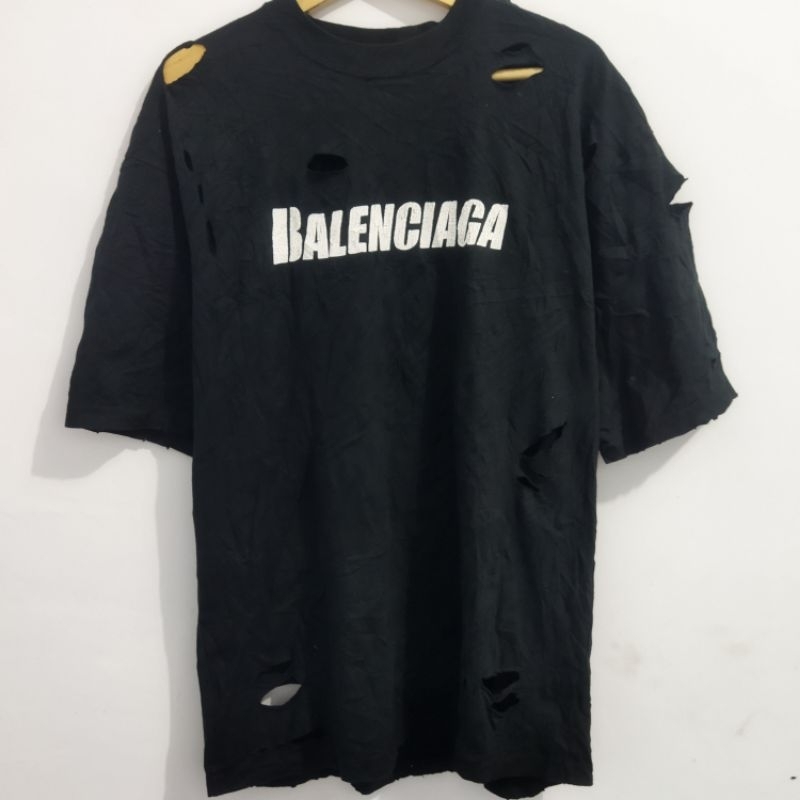 T-shirt Balenciaga Destroyed