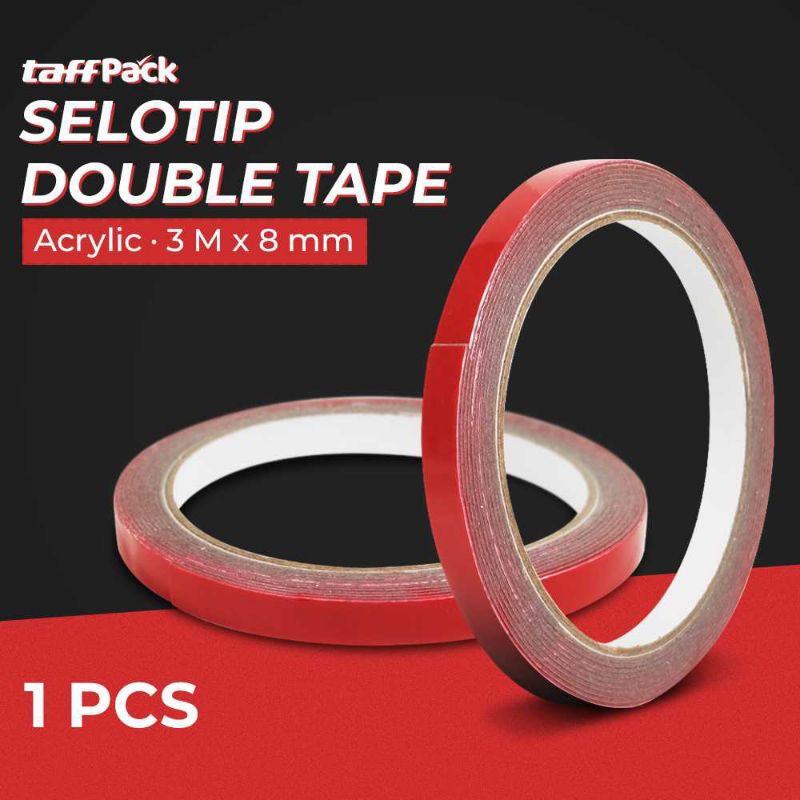 

TaffPACK Selotip Double Tape Acrylic 3M 8mm SC-3M