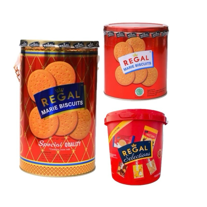 

Regal Marie Biscuit 1000gr, 550gr, selection 345gr