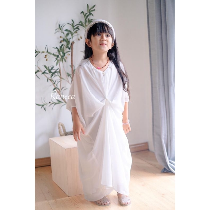 NARA KAFTAN ANAK DEWASA KAFTAN COUPLE HITAM NAVY PUTIH USIA 12345678910 11 12 TAHUN NARA BAJU MUSLIM