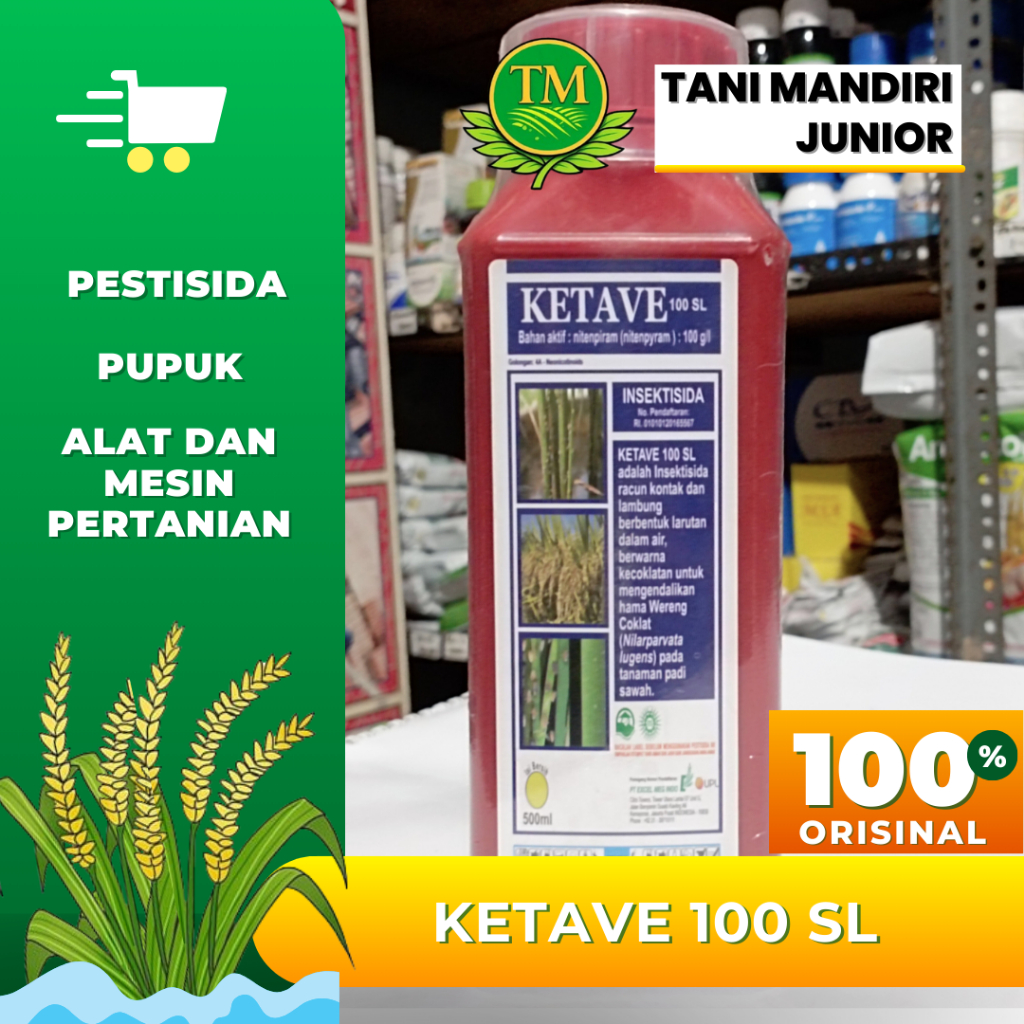 KETAVEL 100 SL (Insektisida kontak dan lambung, bahan aktif : Nitenpiram 100 g/l)