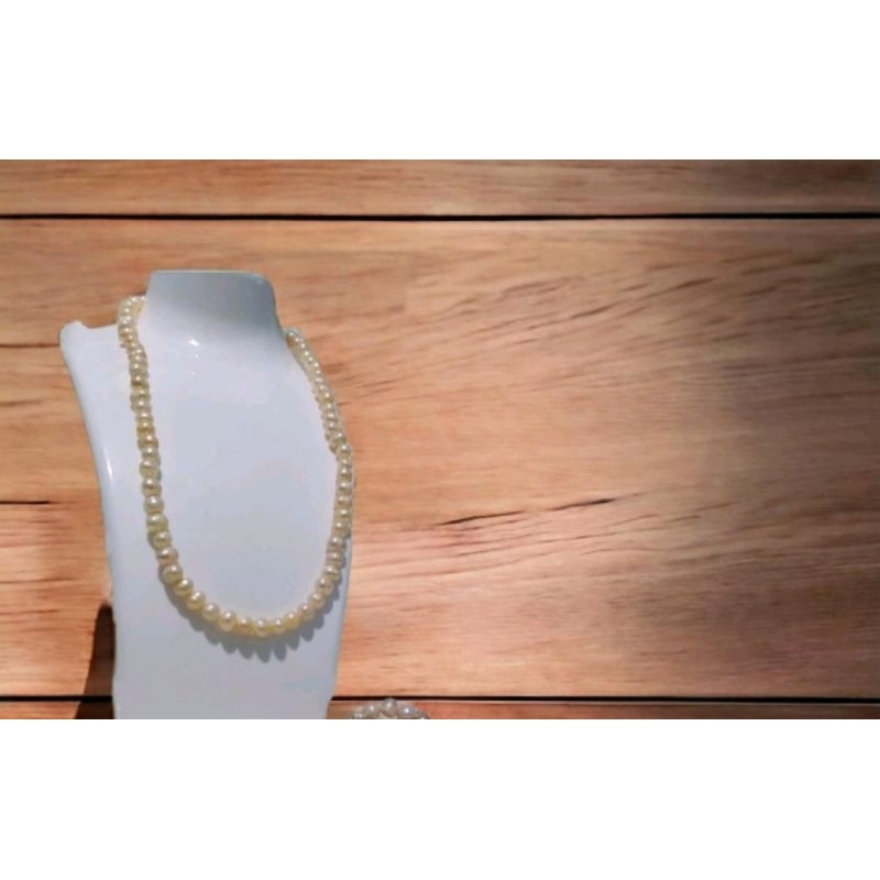 kalung Mutiara kerang asli