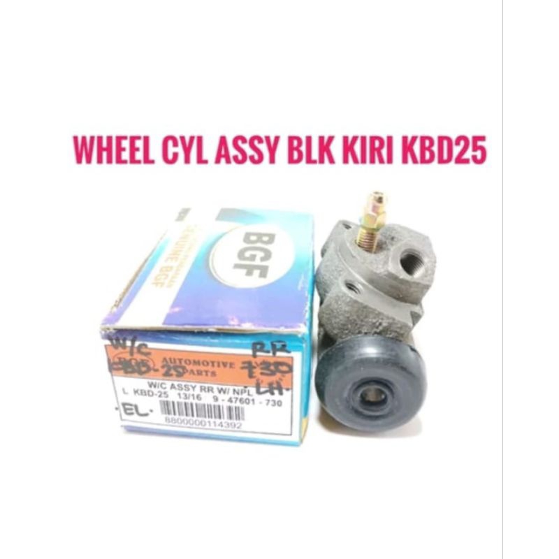 Wheel Cylinder Assy Belakang Isuzu KBD25 Master Rem Roda Belakang KBD-25 Merk BGF Biru 730