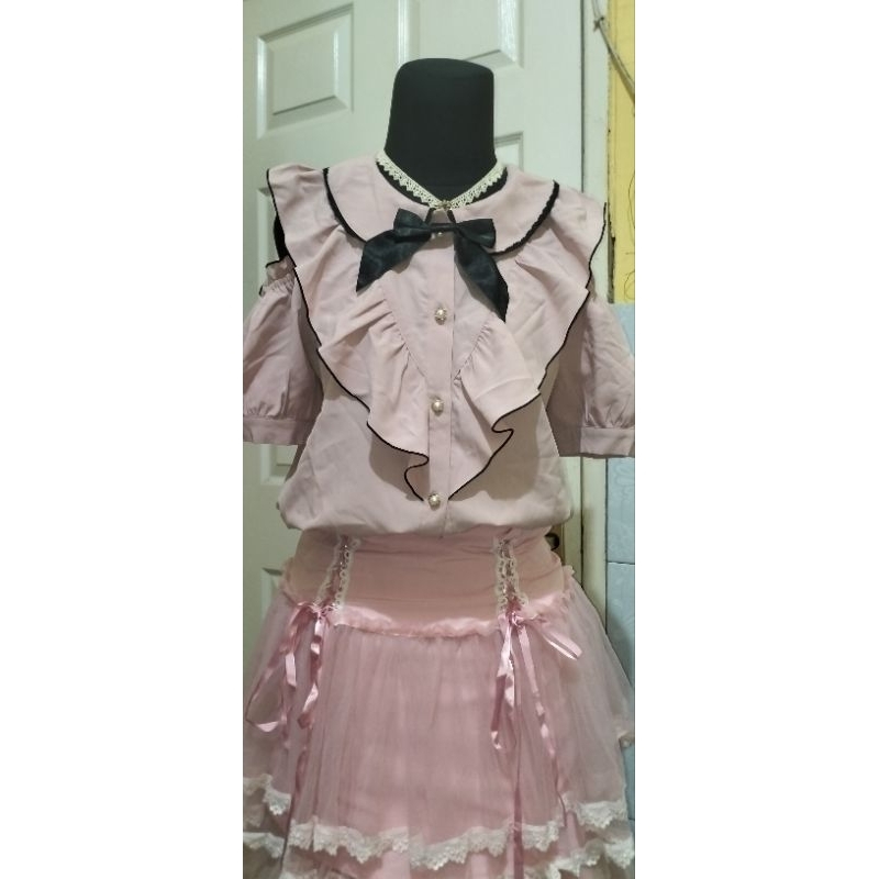 set jirai kei kawaii pink