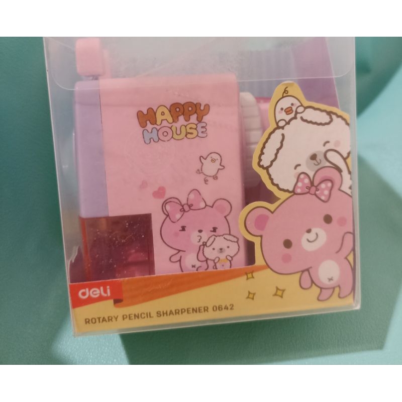 

Deli Rautan Pensil Putar / Rotary Pencil Sharpener (E0642).