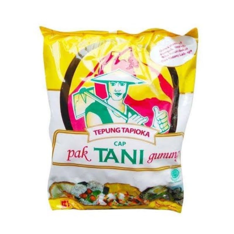 

Tepung Tapioka Cap Pak Tani Gunung 500gr (kemasan warna kuning)