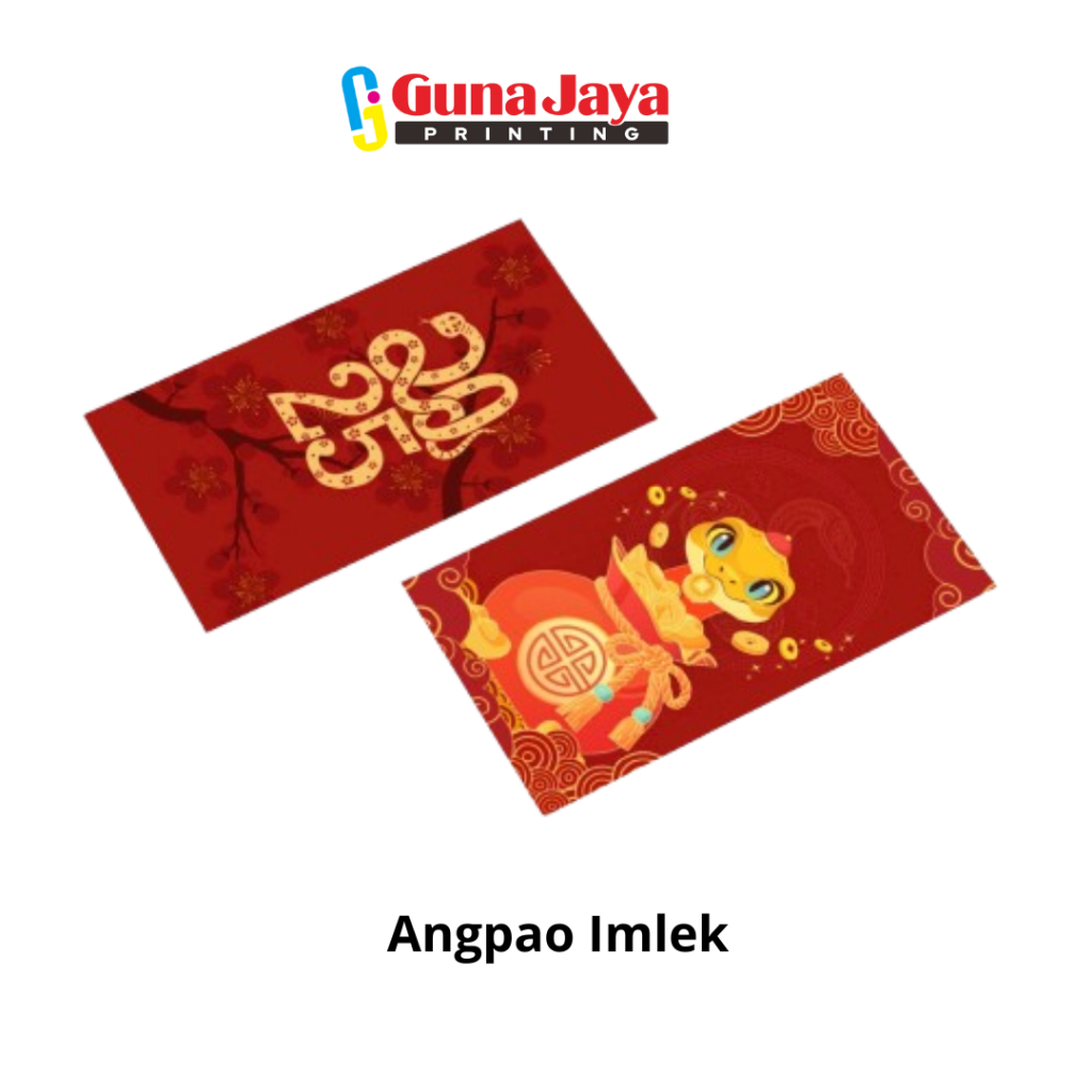 

ANGPAO IMLEK SHIO ULAR 2025/Amplop Imlek / Angpao / Angpau Chinesse New Year CUSTOM Ukuran 11.5x7cm