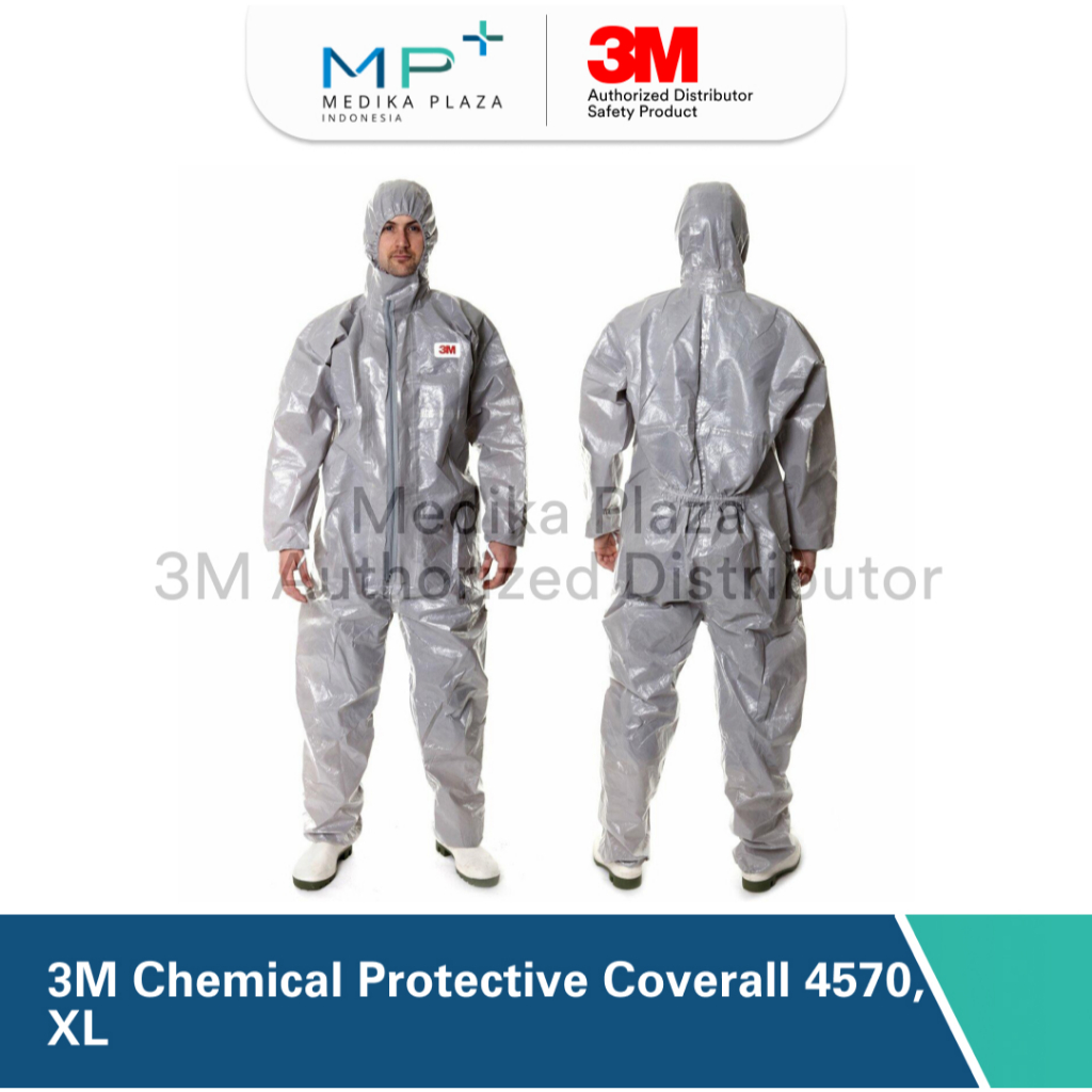 3M Chemical Protective Coverall 4570, XL (Pcs)