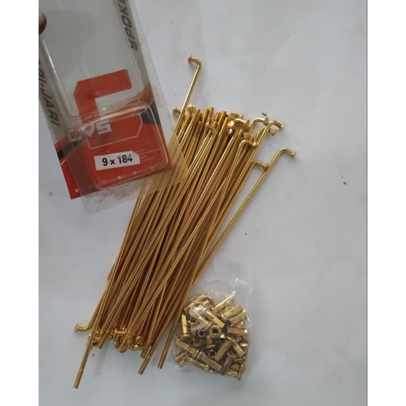 OBRAL PROMO JARI JARI RUJI SEPEDA MOTOR 9G 184 KUNING EMAS GOLD BAGUS BERKUALITAS