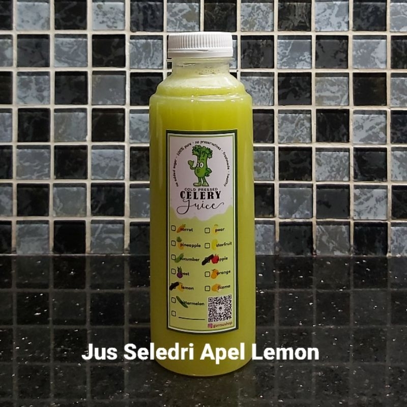 

Jus Seledri Apel Lemon pure COLD PRESSED