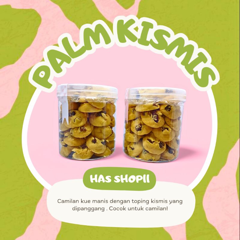 

Kue Palm Kismis / Toples Tabung 600ml