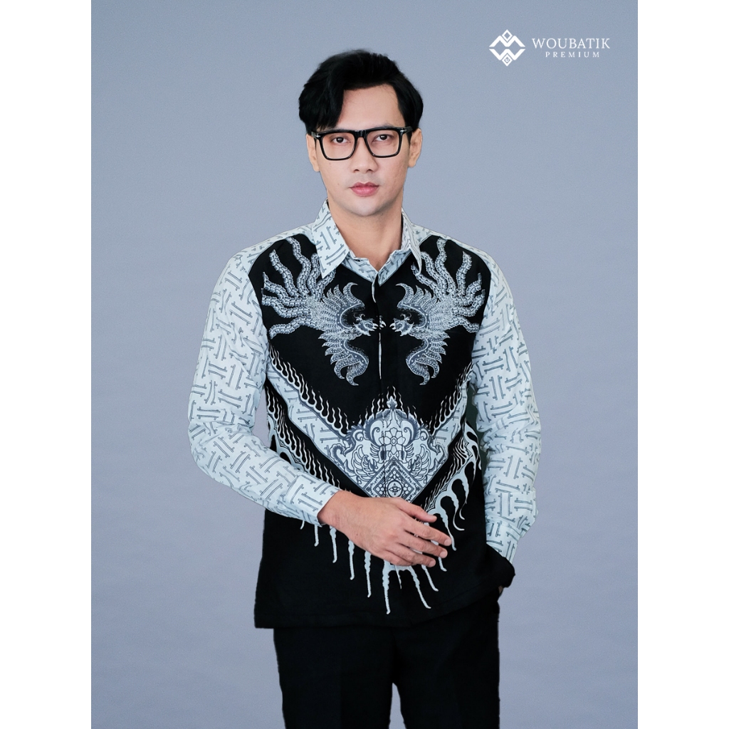 WOUBATIK - Kemeja Batik Sanggit Slimfit Lapis Furing KP 510