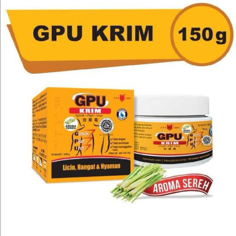 GPU Krim Aroma Sereh 150GR [100% ORIGINAL] COD✔️