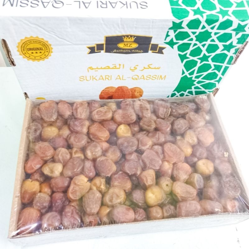 

Kurma Sukari Al Qossim 3kg Basah / Sukkari Asli Lembut dan Manis