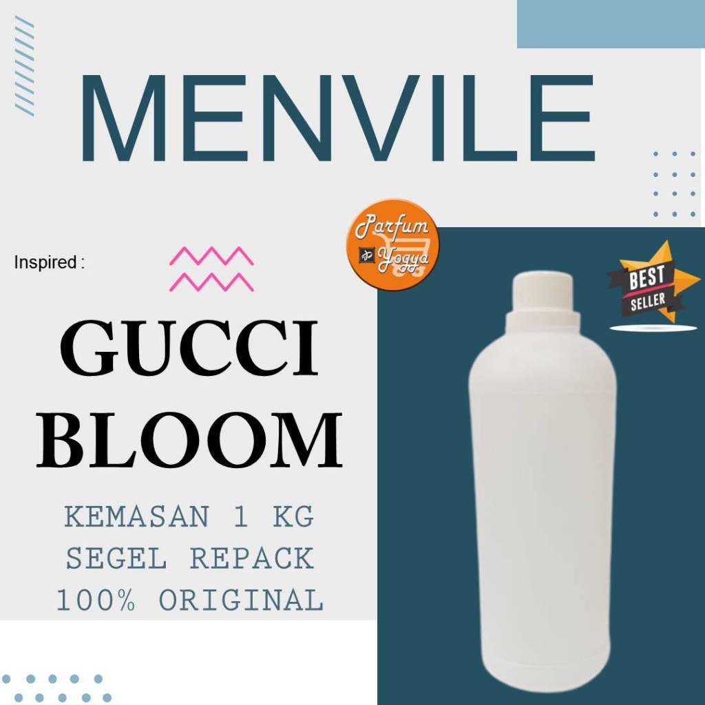 BIBIT PARFUM MURNI MENVILE GUCCI BLOOM 1 KG | REPACK