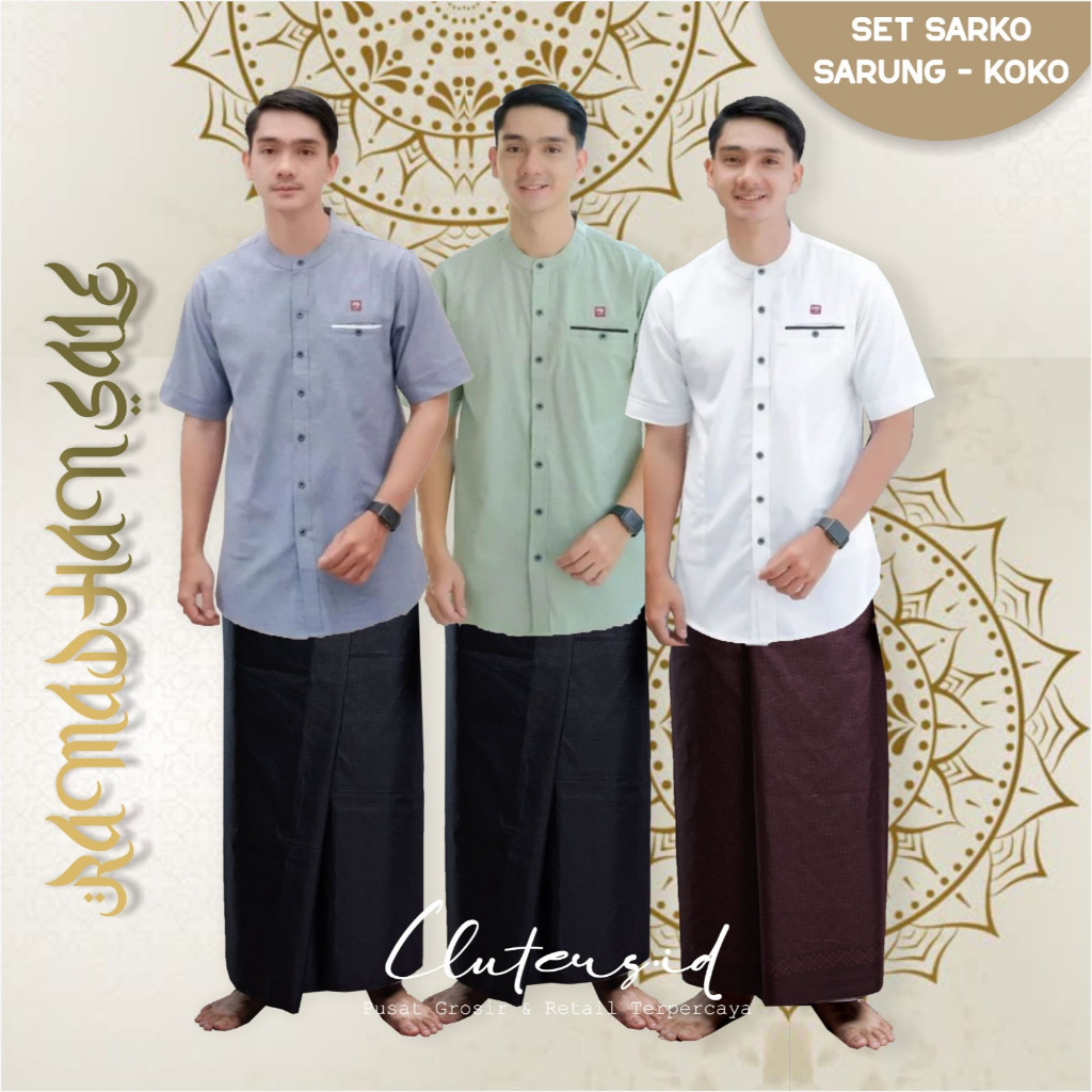 SET KOKO ZIDAN & SARUNG DEWASA EXCLUSIVE KEKINIAN
