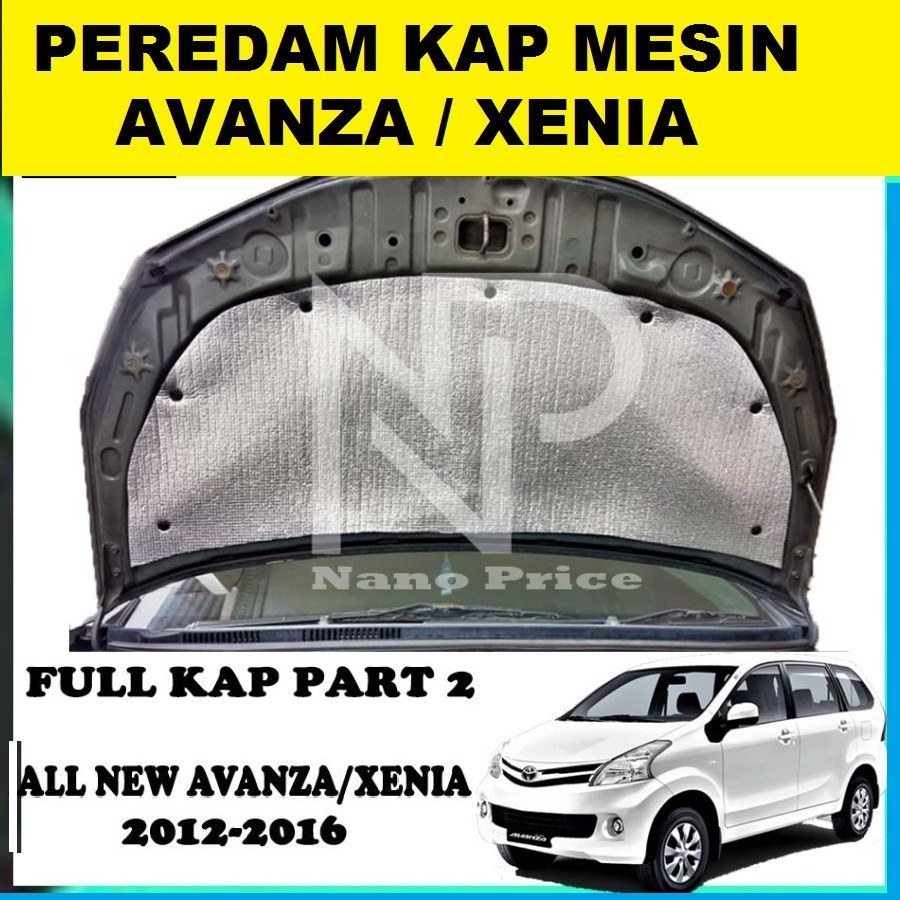Peredam Panas Kap Mesin Avanza / Xenia 2012-2016