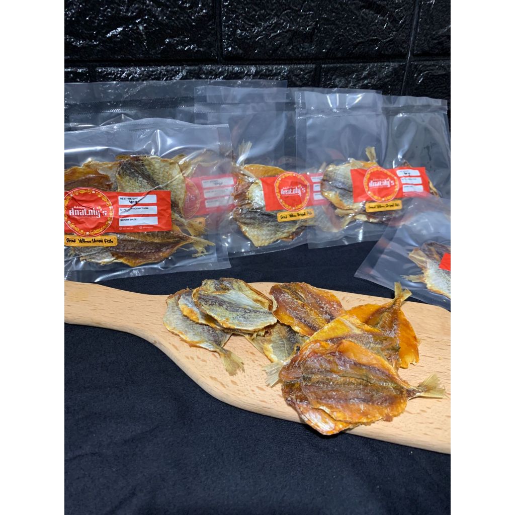 

Dried fish (YELLOW STRIPED FISH) Рыба вяленная,сухая( ЖЕЛТЫЙ ПОЛОСАТИК) 40gr- Repack