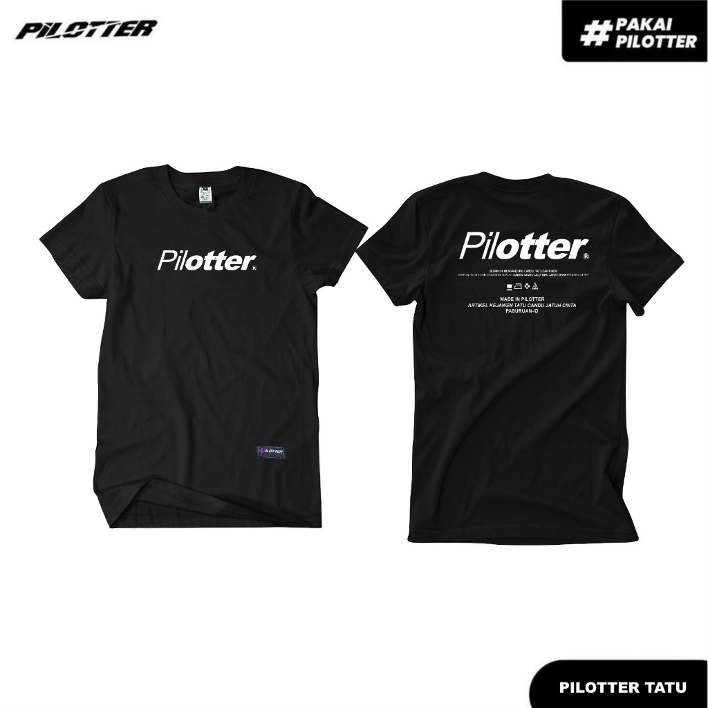 KAOS PILOTTER TATU ORIGINAL KAOS PILOTTER CANDU TATU FREE STICKER