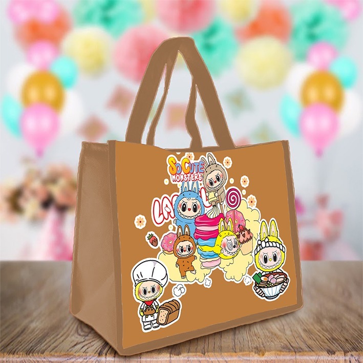 

Goodie Bag Tas Ultah Souvenir Ulang Tahun Tasyakuran Aqiqah goodie bag MOTIF LABUBU