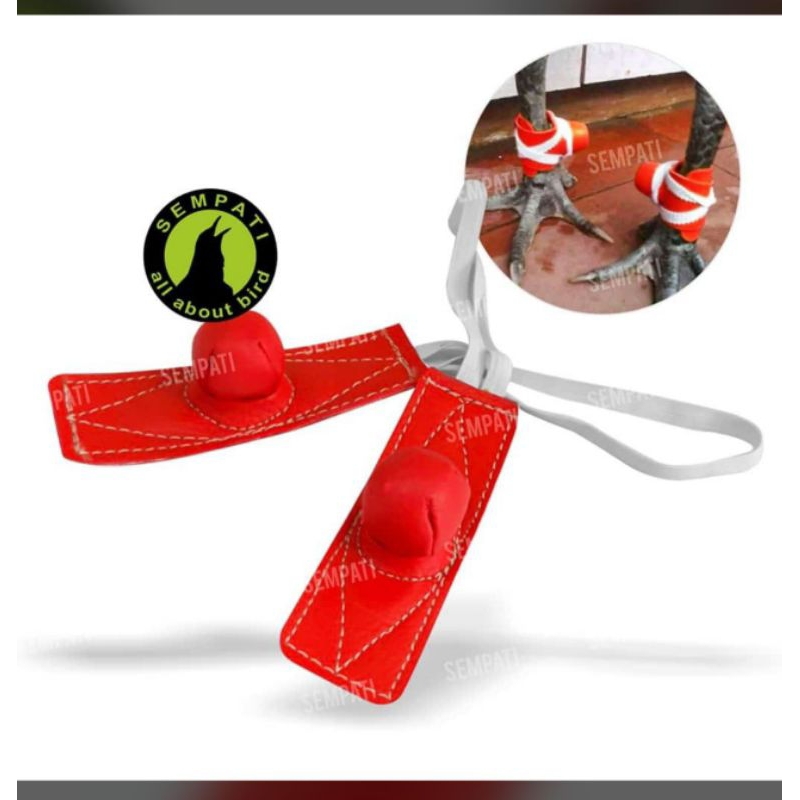Bungkus jalu taji sabuk kalep sarung pelindung kaki ayam bangkok aduan