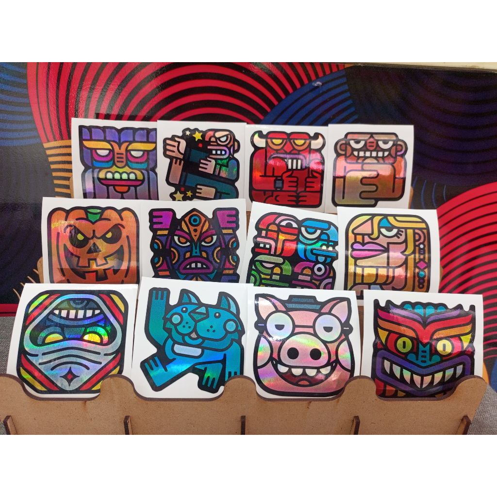 

Sticker Vinyl Standar ROBOT Murah Waterproof Indoor Outdoor cutting diecut - whitegloss