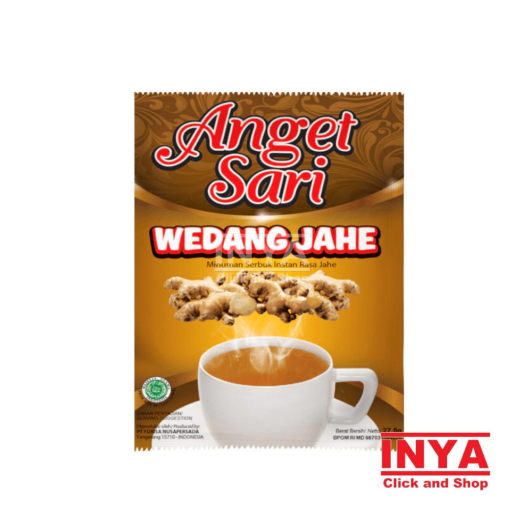 

Anget Sari Wedang Jahe 24gr Sachet - Minuman Serbuk Jahe - Ginger Drink