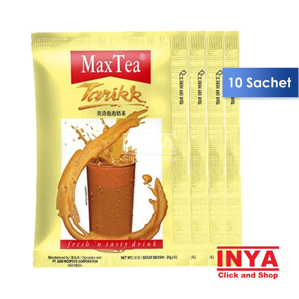

Max Tea Tarikk 10x25gr Sachet - Minuman Serbuk - Milk Tea Powder Drink