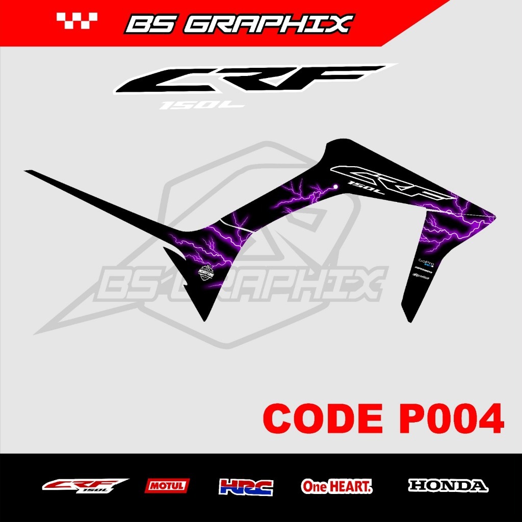 STIKER STRIPING CRF 150 L KEREN STRIPING HONDA CRF 150L