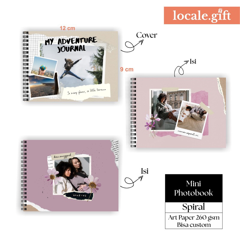 Photobook Mini/Album Foto/Buku foto/hadiah foto/kado