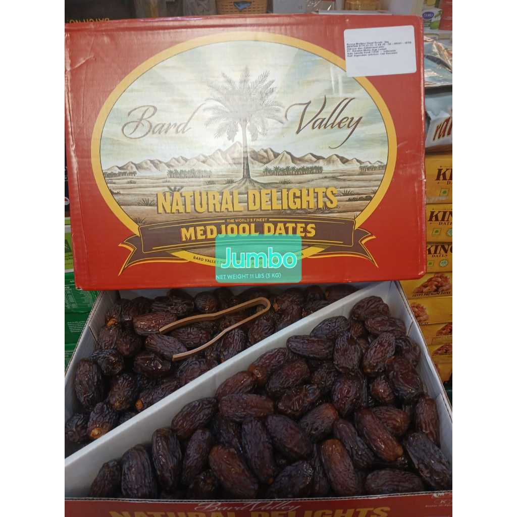 

Kurma medjool bard valley 5kg jumbo/ medjool california 5kg-JUMBO