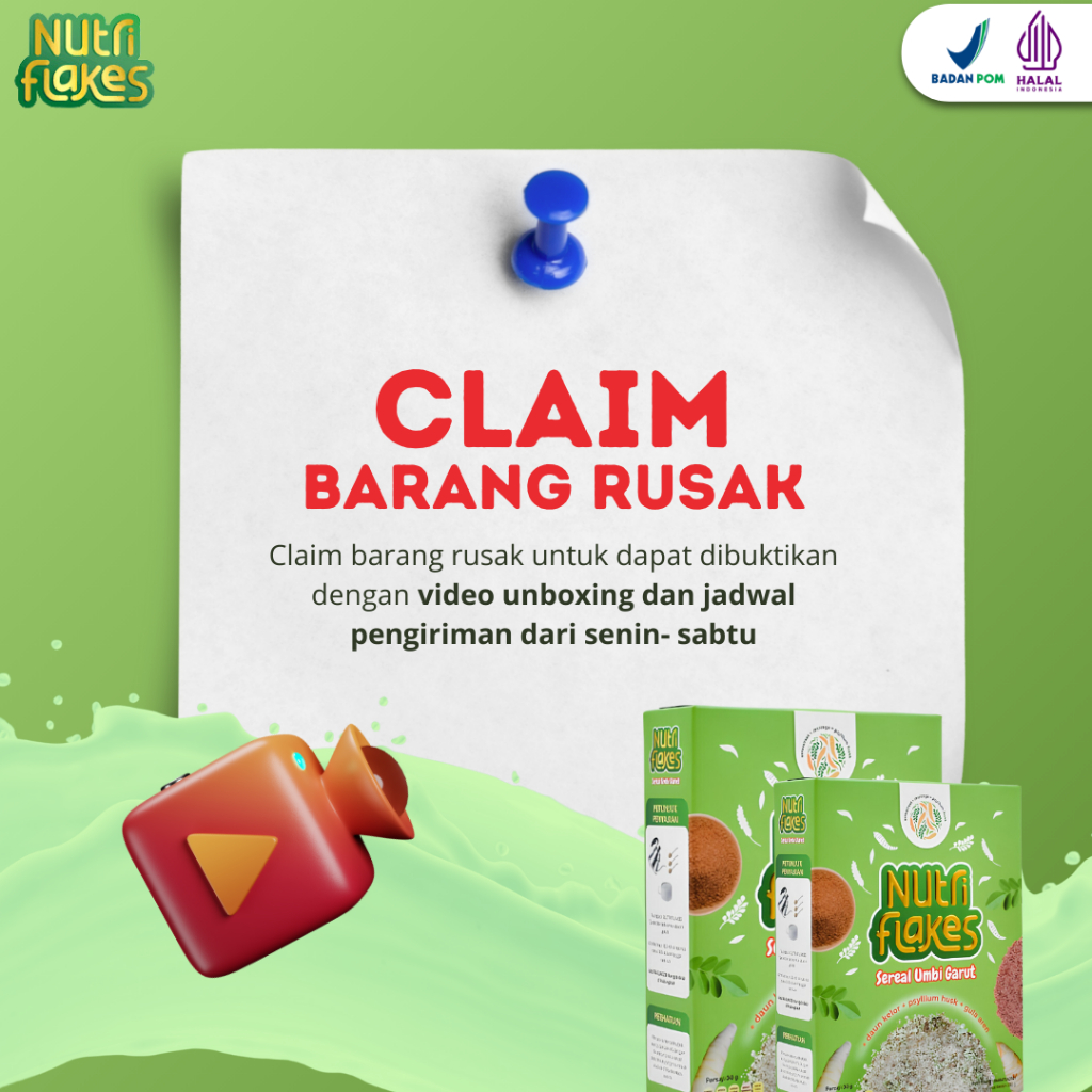 

Forcysn [ ] Paket 3 Box Nutriflakes Original - Solusi Diet Sehat, Gejala Asam Lambung, Maag, Dan