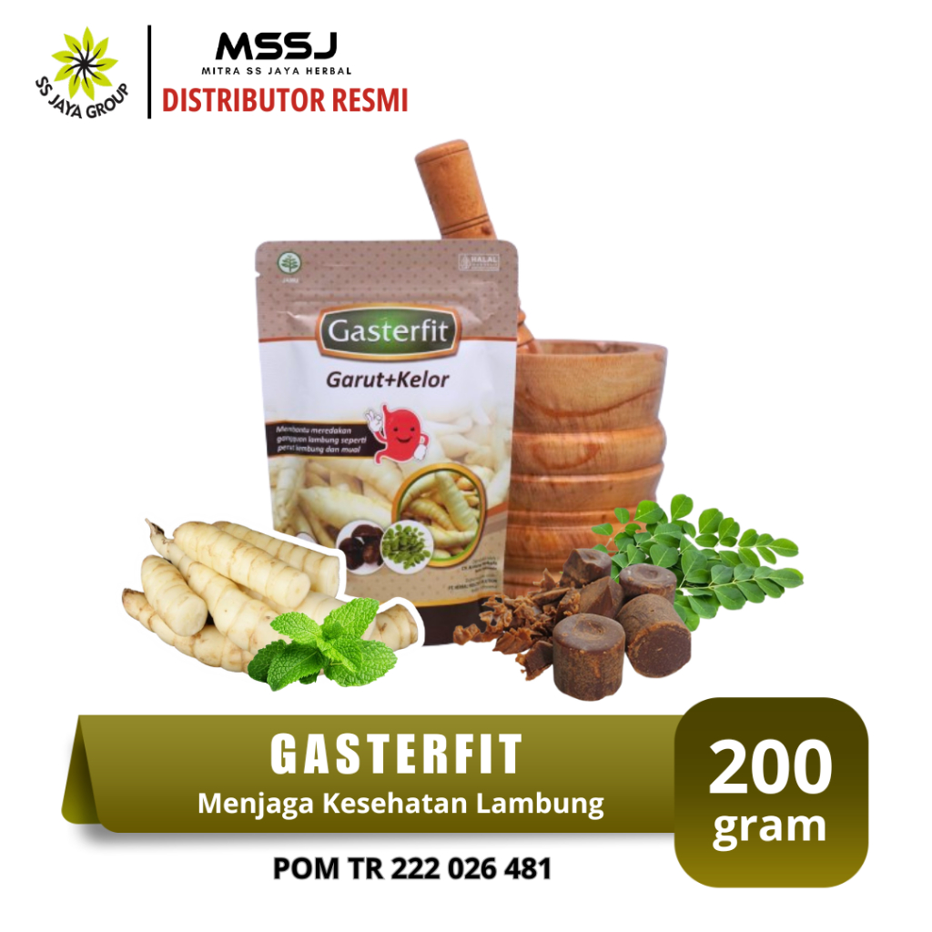 ORIGINAL [PATI GARUT ASLI] GASTERFIT SUDAH BPOM DAN MUI 100% ORIGINAL - meredakan magh , asam