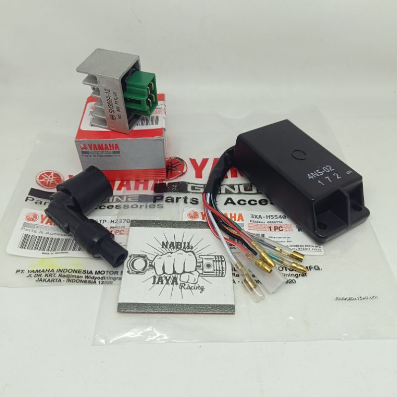 CDI KIPROK TUTUP BUSI 3ITEM 3XA YAMAHA FIZR FORCE ONE F1ZR ORI