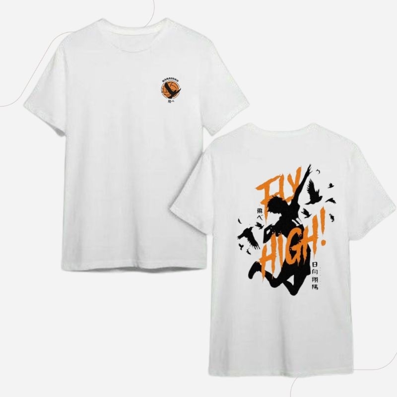 tshrit kaos anime haikyuu karasuno Hinata - Kaos Anime Haikyuu Karasuno/Hinata Shoyo/Kageyama/Kaos A
