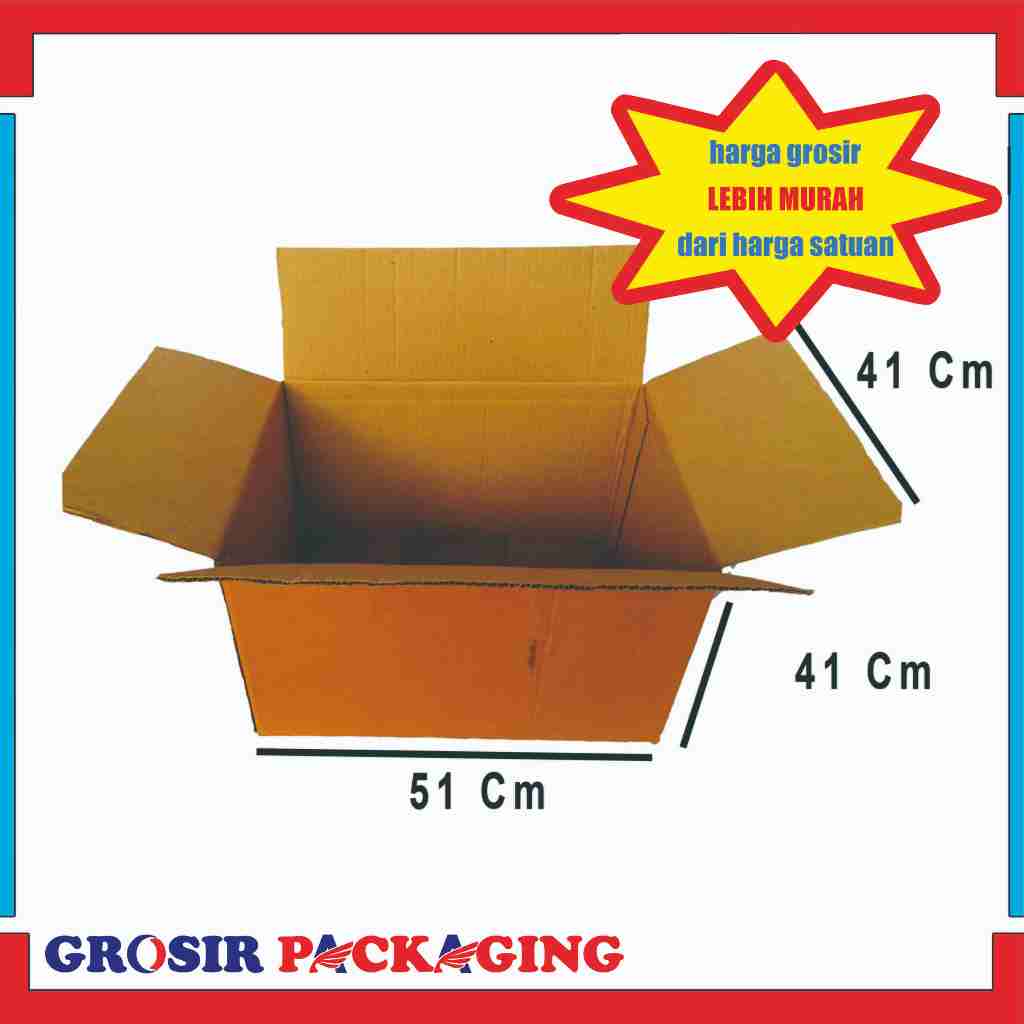 

Box 51x41x41 Cm / Kardus Besar Packaging Dus Tebal Box Pengiriman