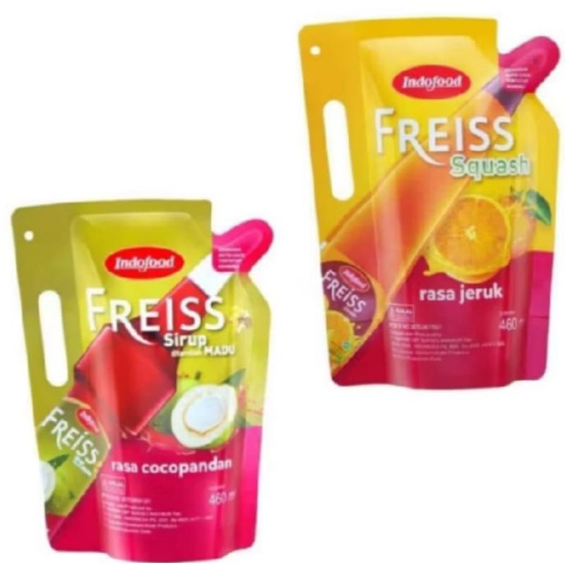 

FREISS INDOFOOD SYRUP/SQUASH POUCH 460ml Expired Agt 2025