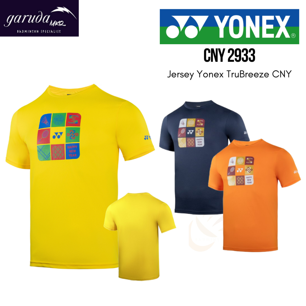 BAJU CASUAL YONEX RM 2933 / TSHIRT YONEX RM2933 / YONEX MEN ROUND NECK TSHIRT / Jersey Yonex TruBree