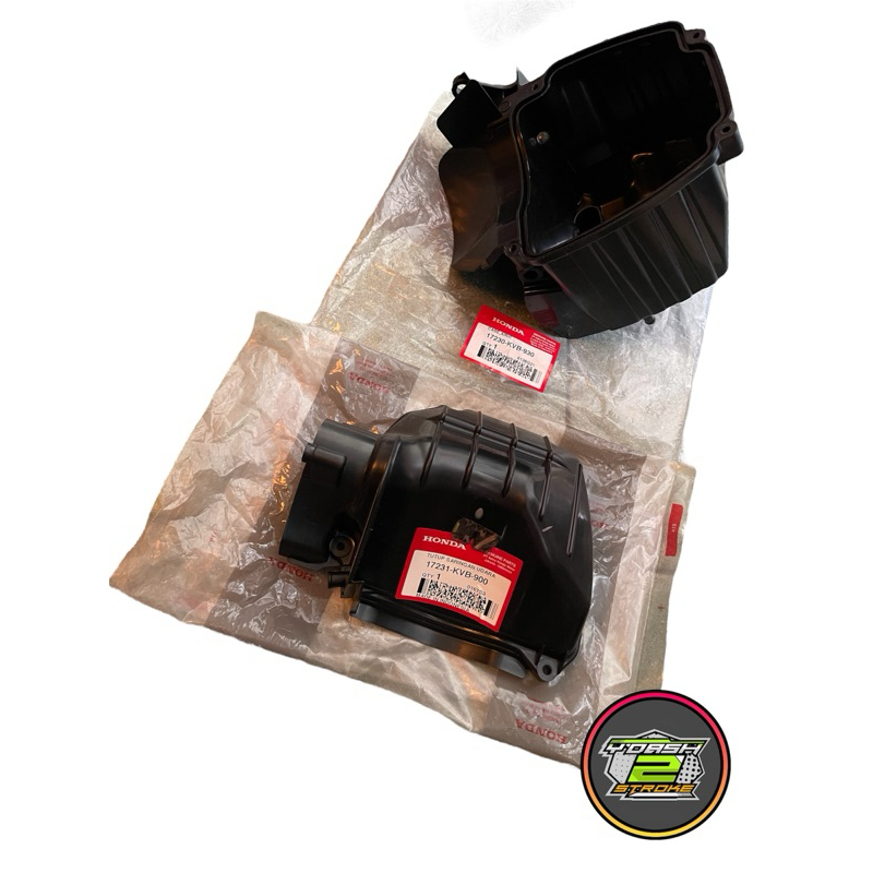 Box Filter Rumah Saringan Udara Set Tutup Honda Vario Karbu Ori Ahm 17230KVB930 17231KVB900
