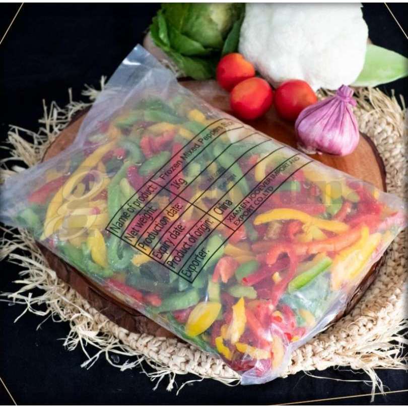 

PAPRIKA POTONG MIX PAPRIKA SLICE FROZEN 100GRAM - DISASS JOGJA