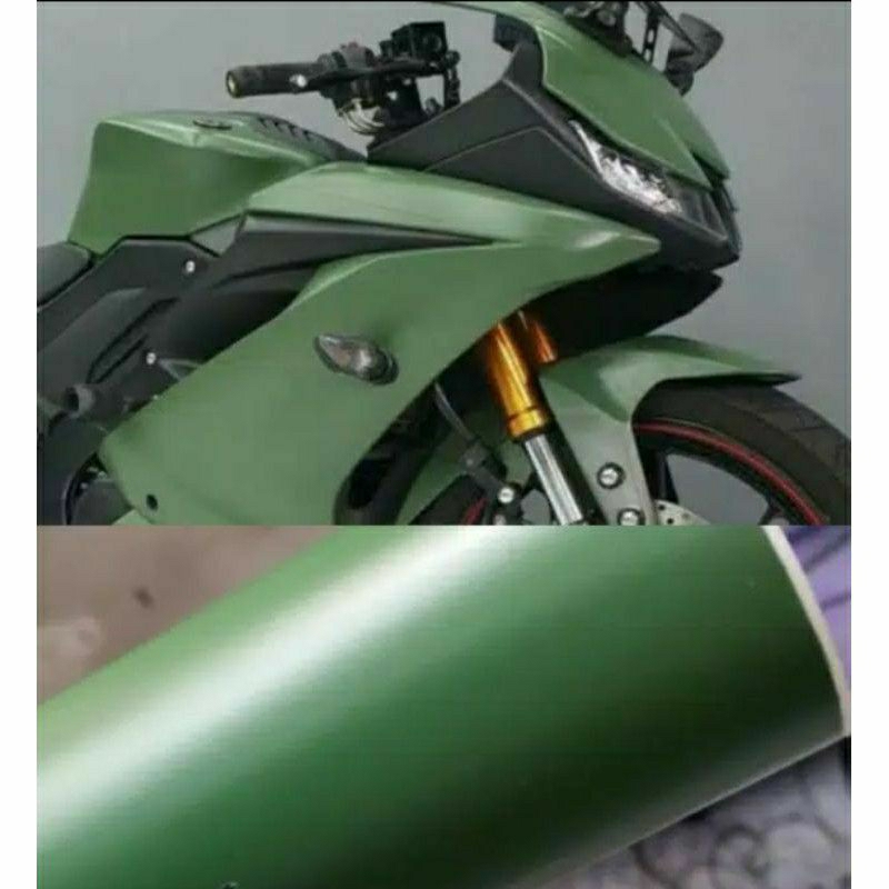 Stiker Skotlet Hiju Army Doff skotlet Hijau Army Glossy Skotlet Motor Hijau
