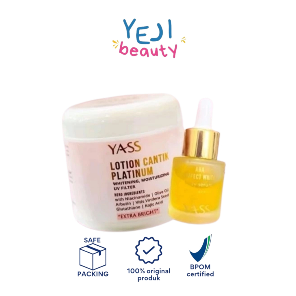 YASS Beautycare Lotion Platinum + AHA Serum