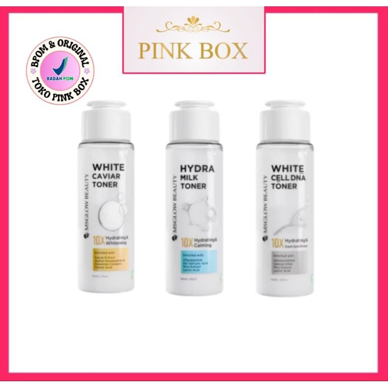 READY MS Glow Toner | Hydra Milk| White Caviar| White Cell DNA