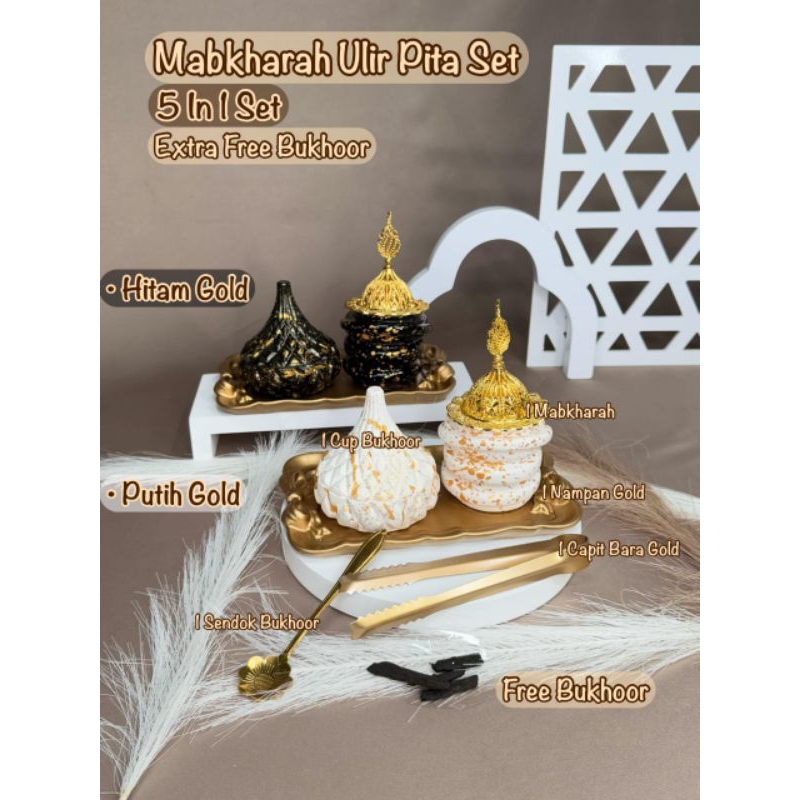 Mabkhara Aesthetic / Mabkhara Set / Tempat Dupa/ Tempat Dupa set / Perapen
