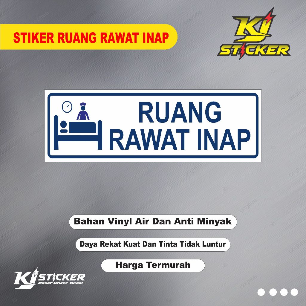 

Promo Stiker Rawat Inap / Stiker Ruang Perawatan / Stiker Puskesmas / Stiker Rumah Sakit / Stiker Klinik