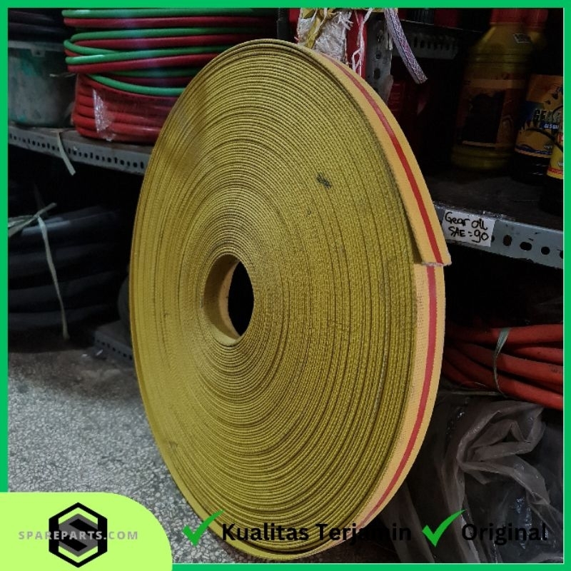 Ban Driving | Belt Driving | Ban Mesin Diesel Kuning 1,5" x 3 ply ( Harga Per Meter )