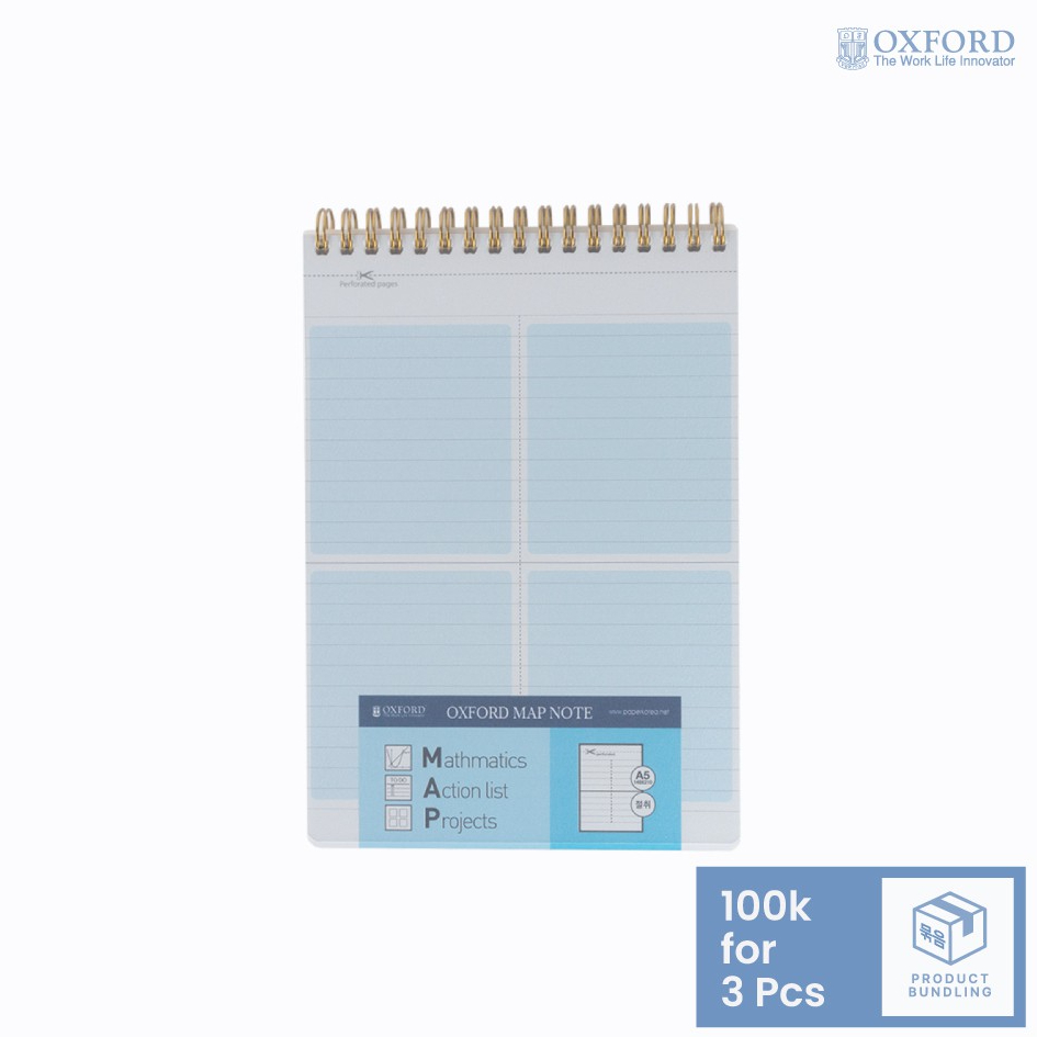 

[ Beli 1 Dapat 3 ] Oxford Notebook Spiral A5 - Buku Tulis/Catatan/MAP Spiral/Notebook Ukuran A5