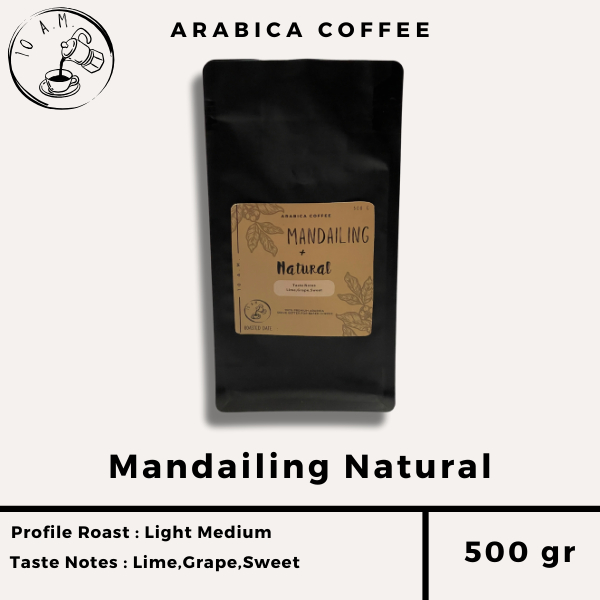 

10AM ROASTERY - Kopi Arabika Mandailing Natural (500 gr)